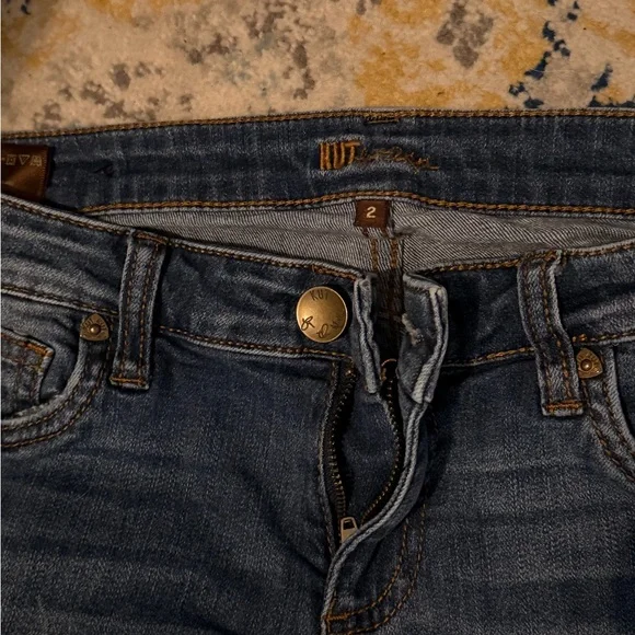 Kut from the Kloth Dark Wash Denim - Picture 1 of 2